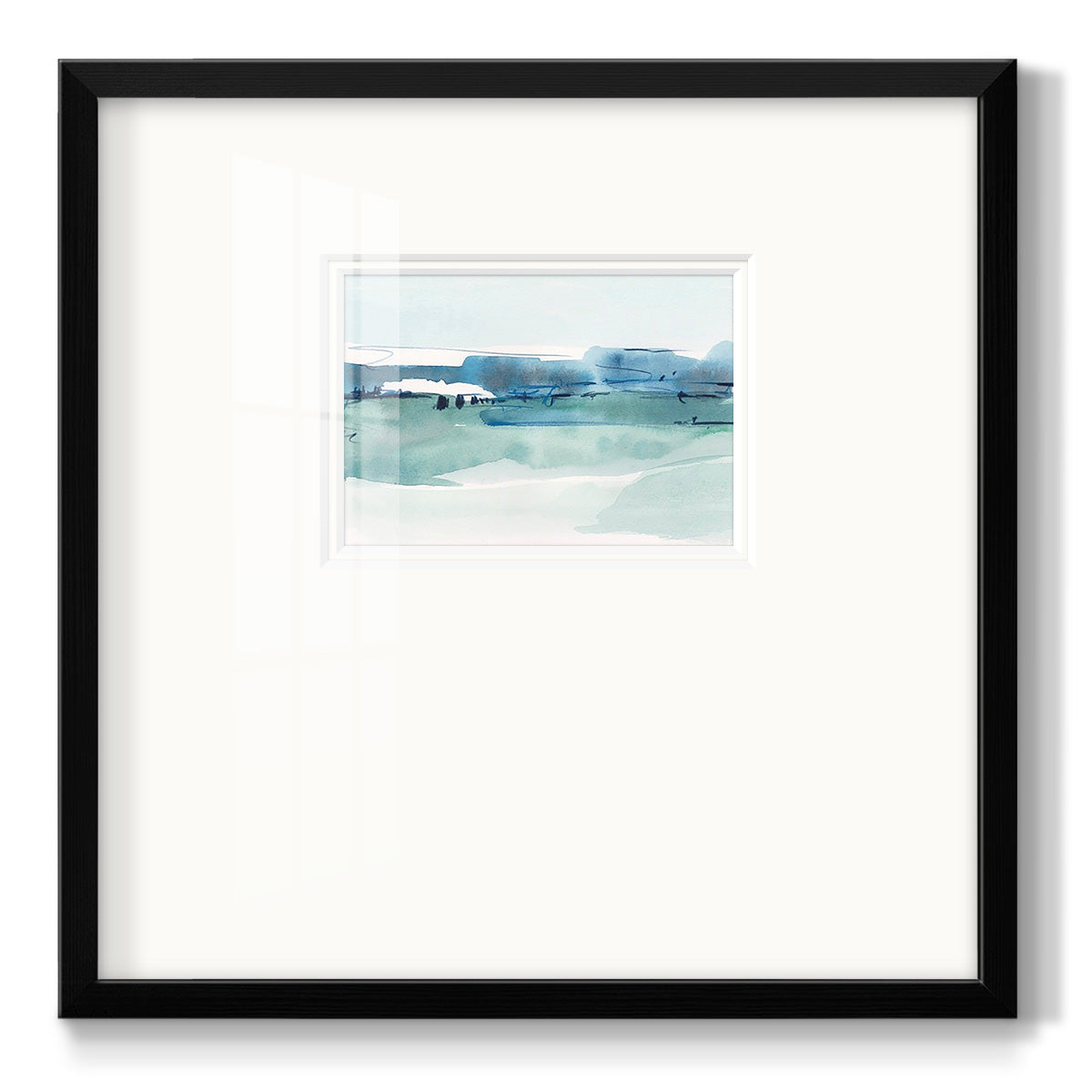 Ultramarine Vista I - Double Matboard Framed Print