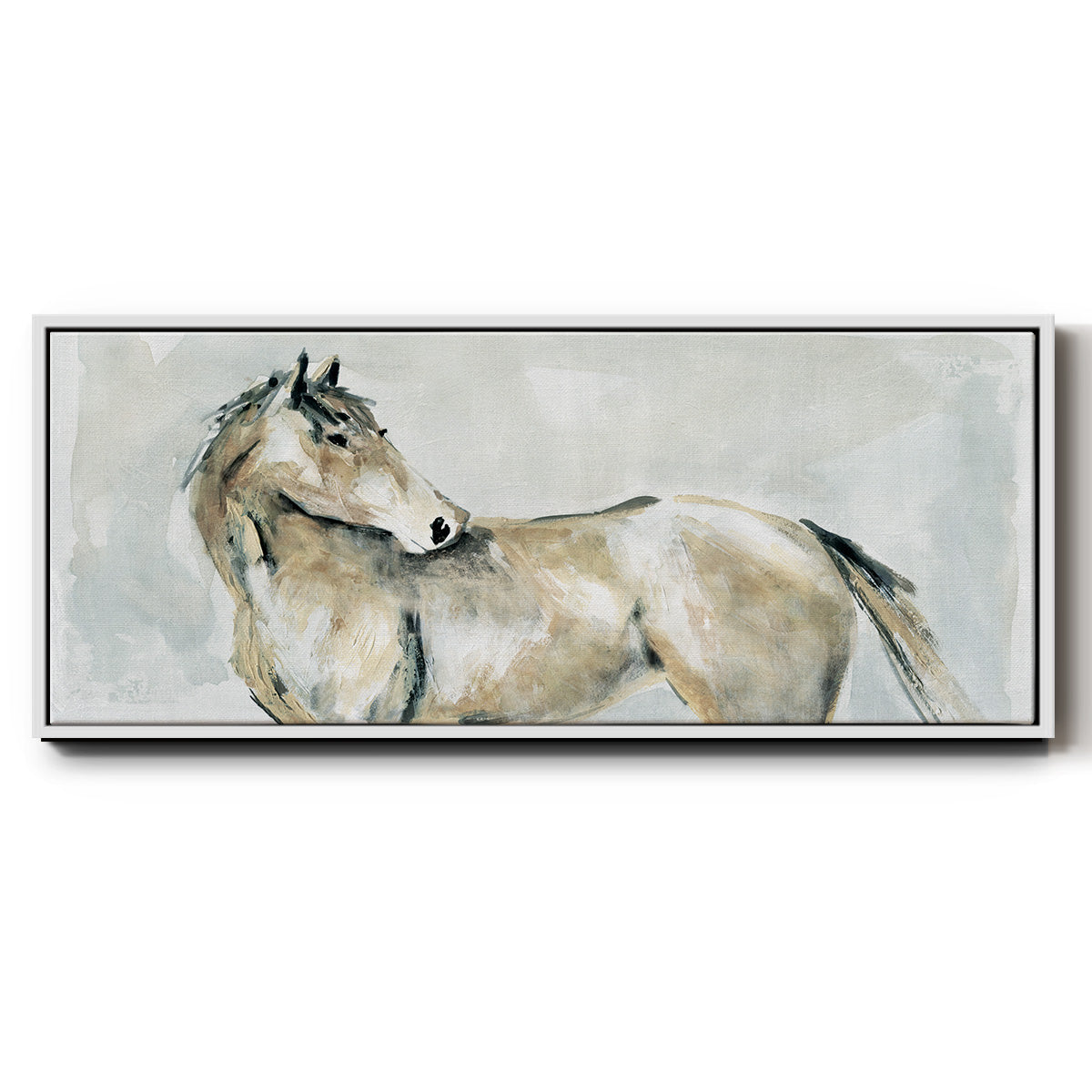 Turning Toward Home - Floater Framed Canvas Print