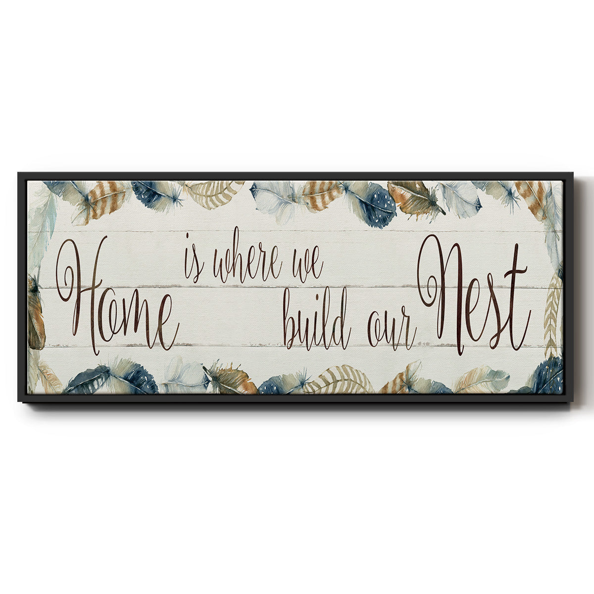 Home Nest - Floater Framed Canvas Print