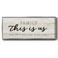This is Us - Floater Framed Canvas Print