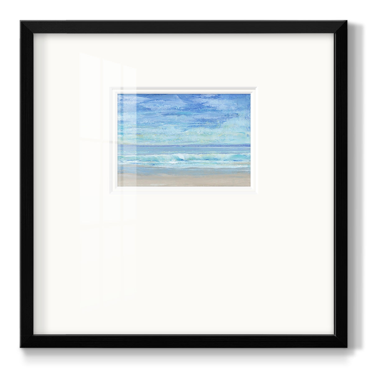 Rolling Surf I - Double Matboard Framed Print