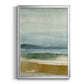 Ochre Outlook II - Modern Framed Canvas Print