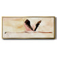 Touching Down I - Floater Framed Canvas Print