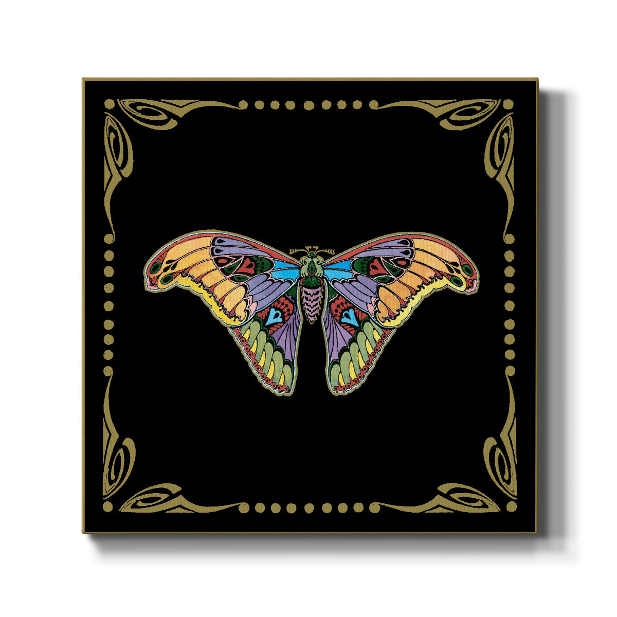 Cloisonne Butterfly - Canvas Art Print