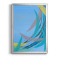 Circulating Flow II - Modern Framed Canvas Print