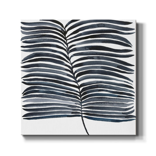 Indigo Fronds II - Canvas Art Print