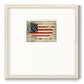 American Flag Premium Framed Print Double Matboard