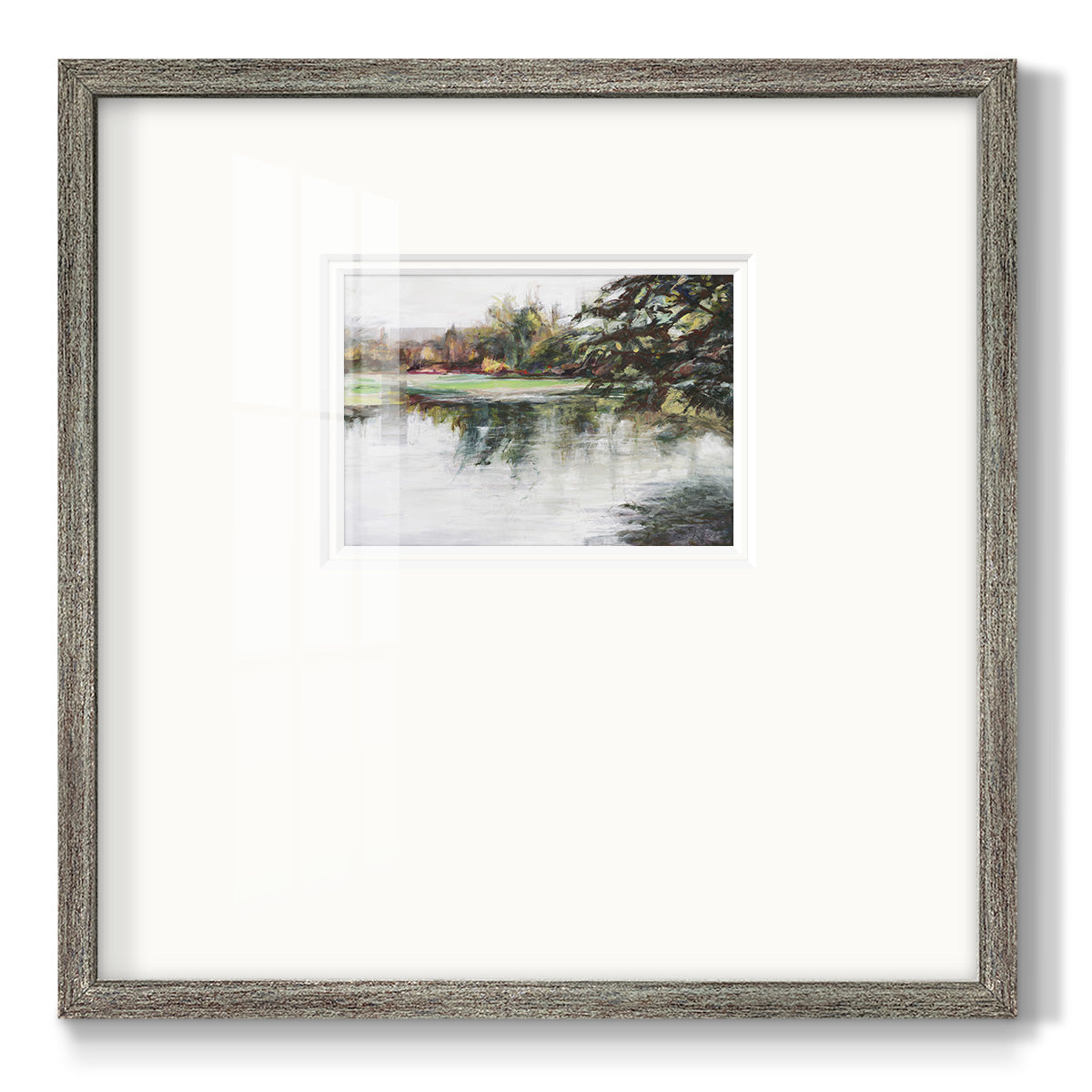 Upon Reflection- Premium Framed Print Double Matboard