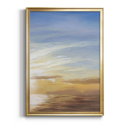 Luminous Waters II - Modern Framed Canvas Print