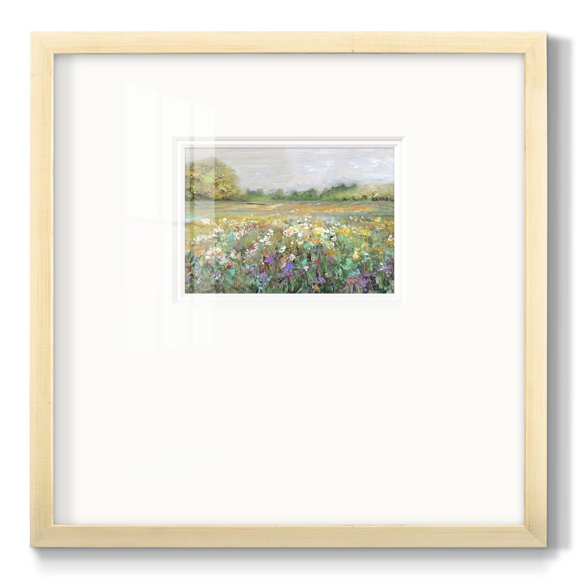 Country Meadow - Double Matboard Framed Print