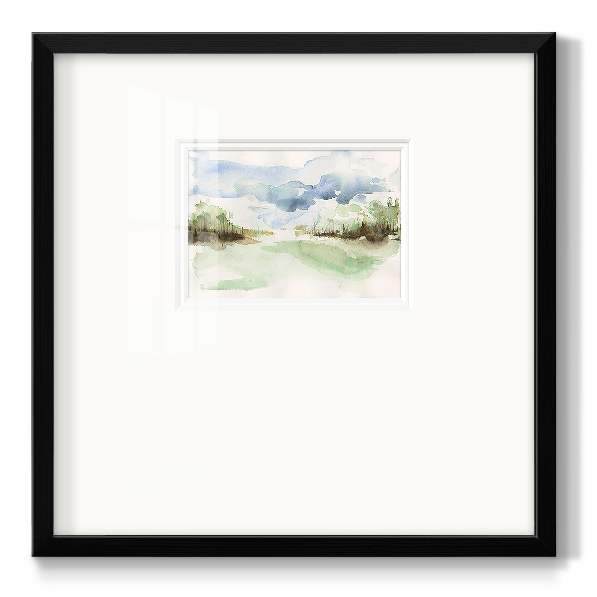 Brush Thickets II - Double Matboard Framed Print