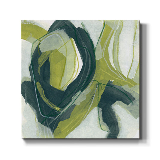 Verdigris Motion IV-Premium Gallery Wrapped Canvas - Ready to Hang