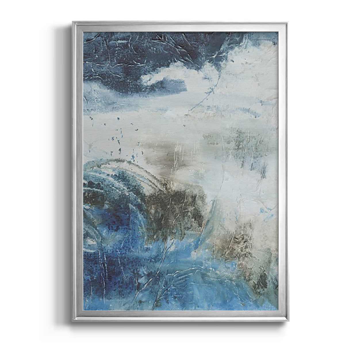 Coastal Seas I - Modern Framed Canvas Print