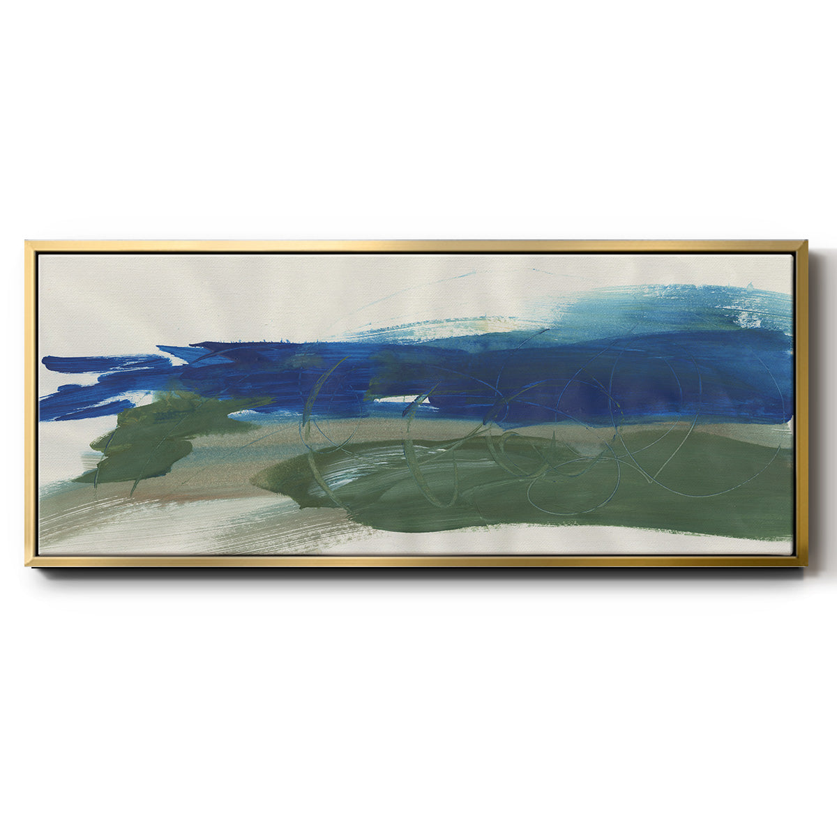 Mirages III - Floater Framed Canvas Print