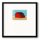 Big Red One II - Double Matboard Framed Print