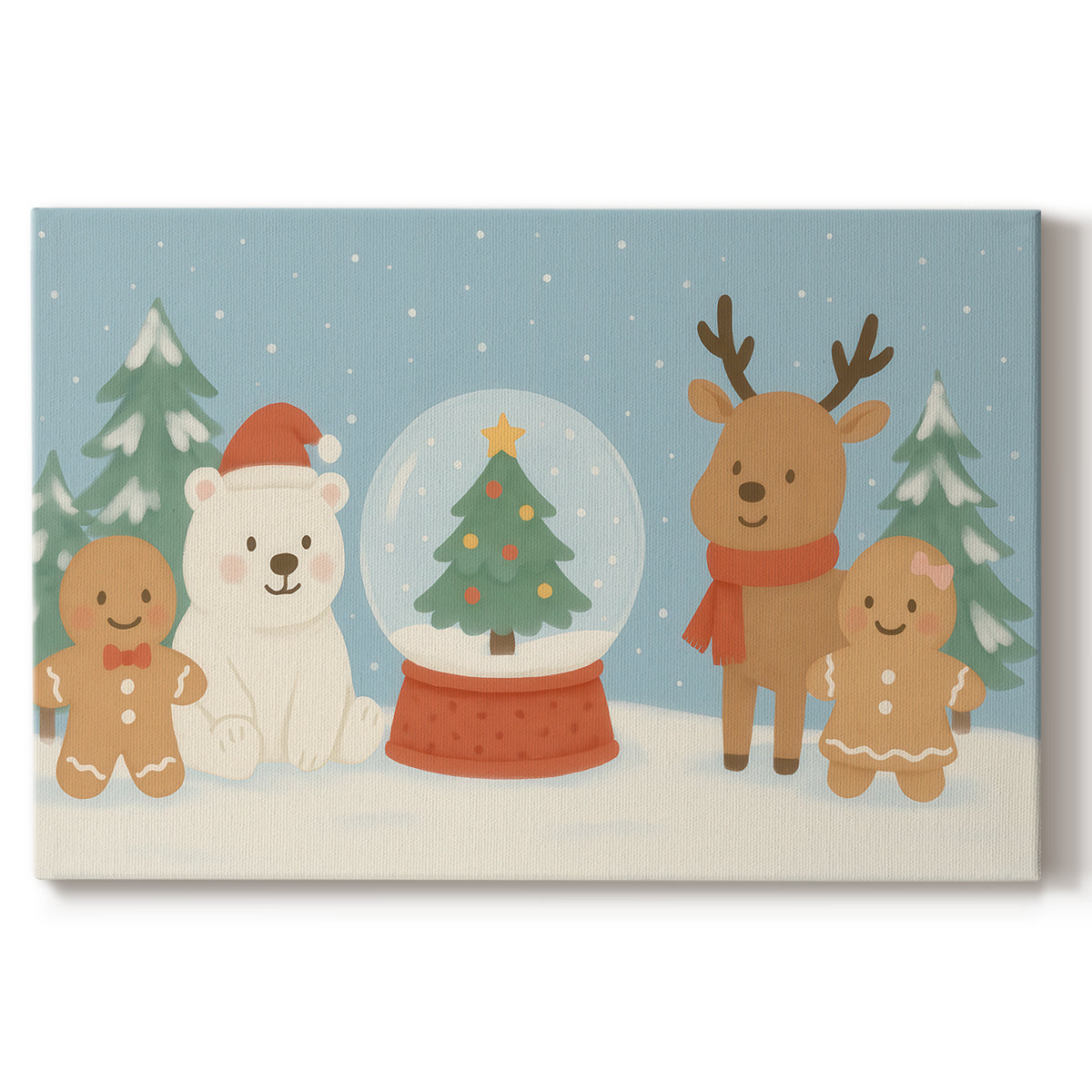 Pearled Night Promise - Canvas Art Print