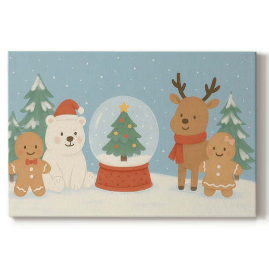 Pearled Night Promise - Canvas Art Print