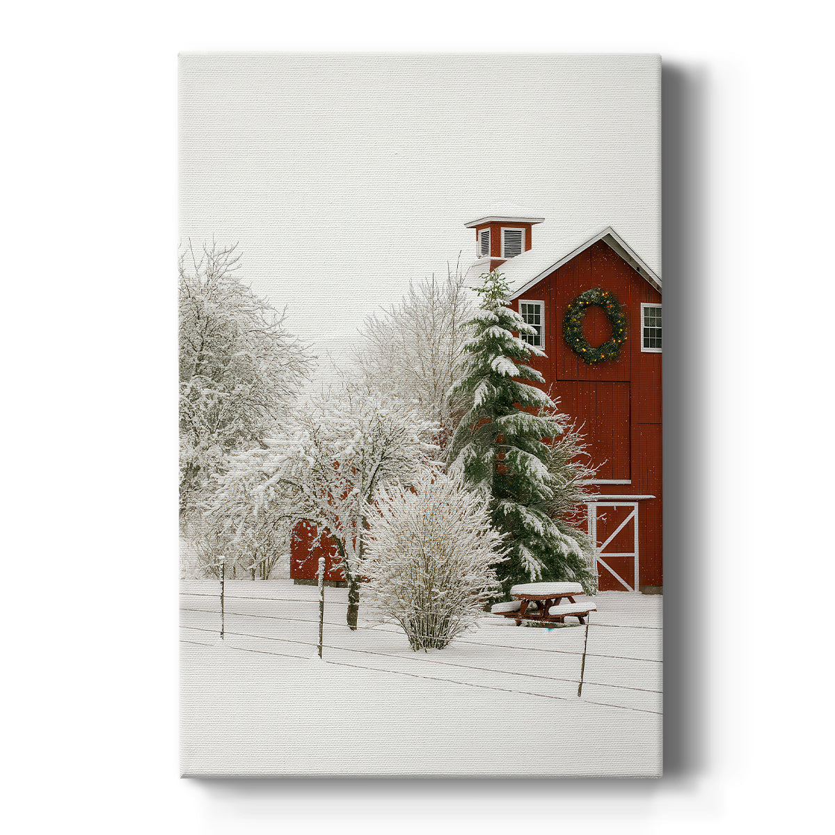 Frostlit Serenade - Canvas Art Print