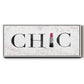 Chic - Floater Framed Canvas Print