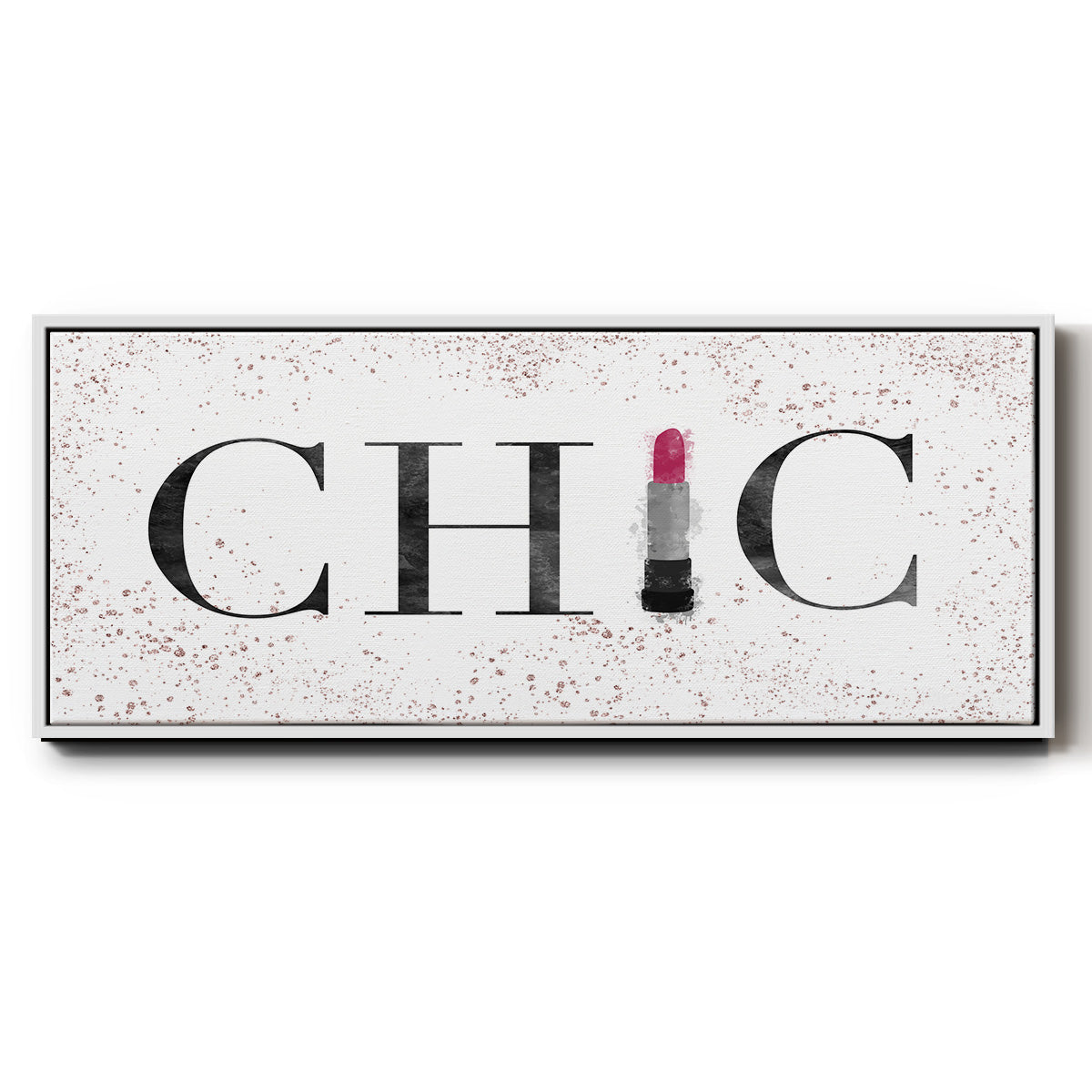 Chic - Floater Framed Canvas Print
