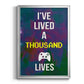 Gamer at Play I - Modern Framed Canvas Print
