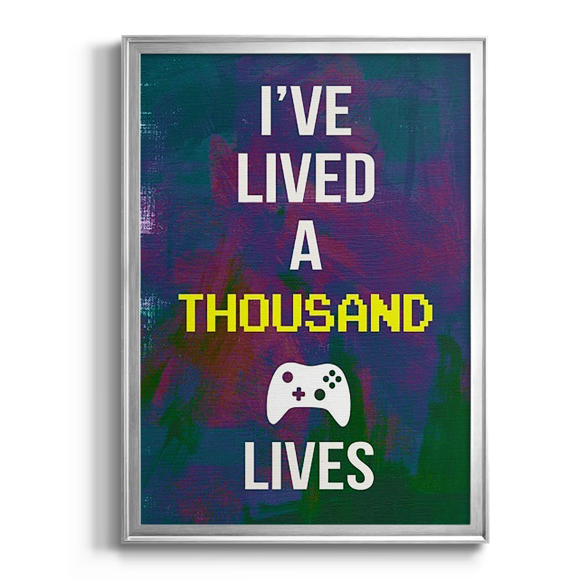 Gamer at Play I - Modern Framed Canvas Print