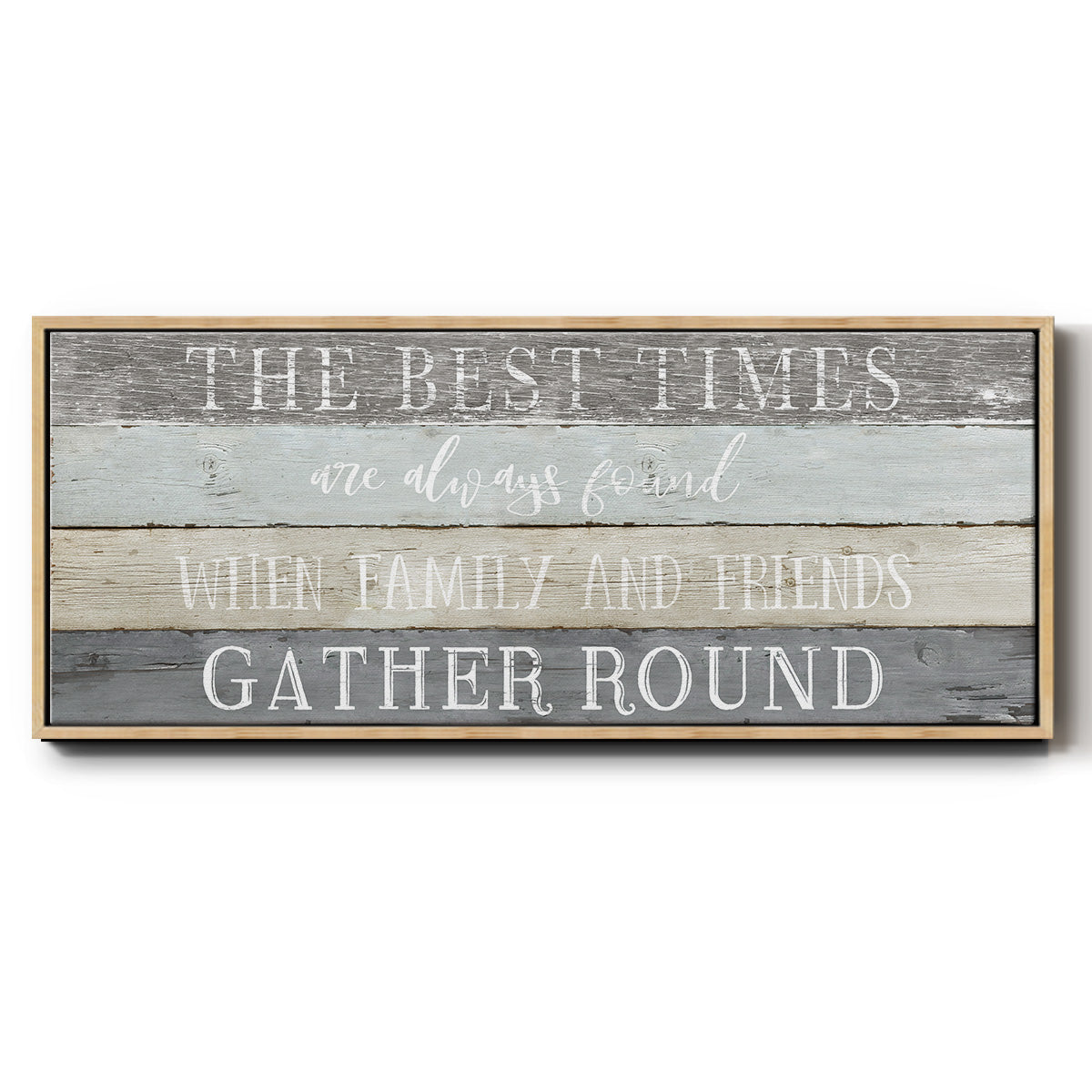 Best Times - Floater Framed Canvas Print