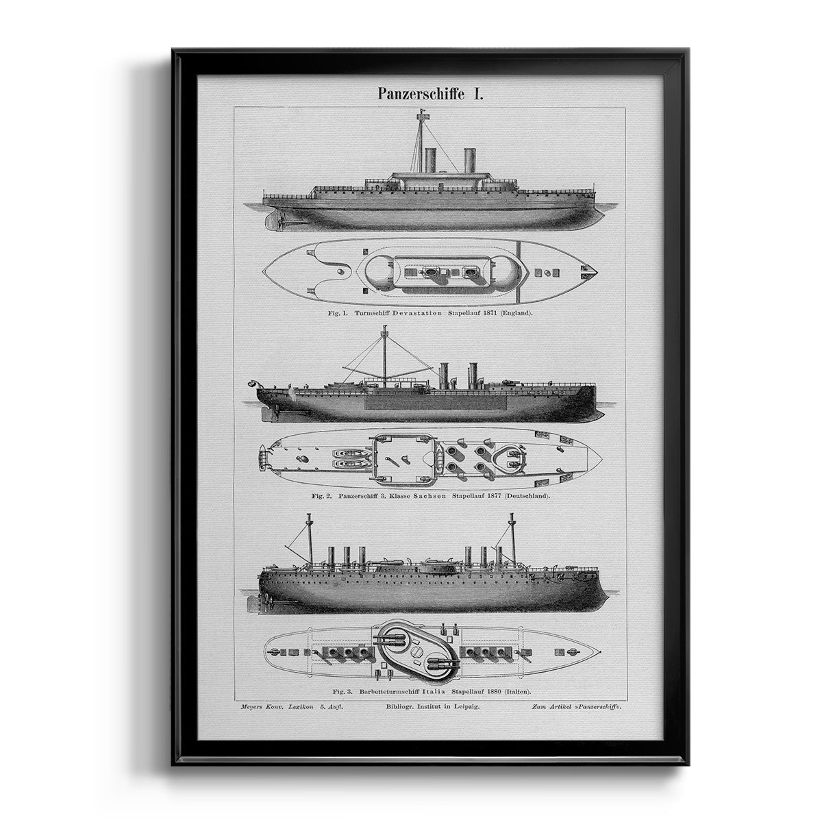 Industrial Ship - Modern Framed Canvas Print