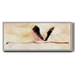 Touching Down I - Floater Framed Canvas Print