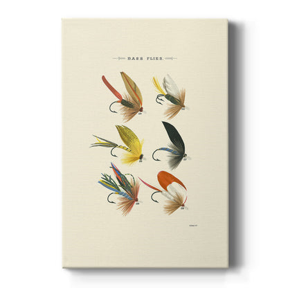 Bass Flies I - Canvas Art Print