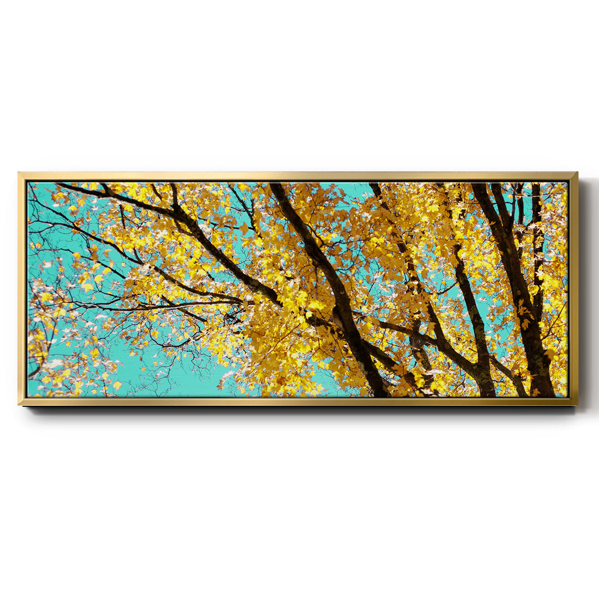 Autumn Tapestry IV - Floater Framed Canvas Print