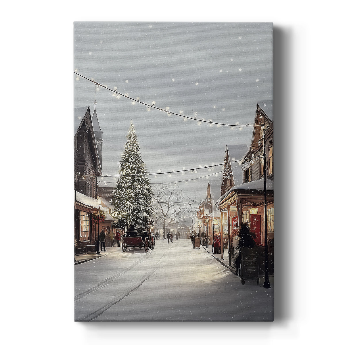 Fir of Snowwhite Promise - Canvas Art Print