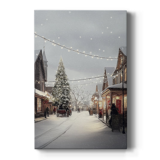 Fir of Snowwhite Promise - Canvas Art Print