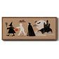 Graphic Halloween Collection D - Floater Framed Canvas Print
