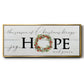 Joy Hope and Peace - Floater Framed Canvas Print
