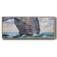 The Manneport, Seen from Below, 1883 - Floater Framed Canvas Print