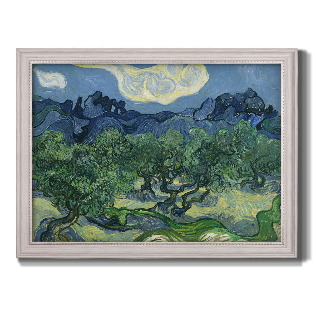 Olive Trees - Ornate Framed Canvas Print