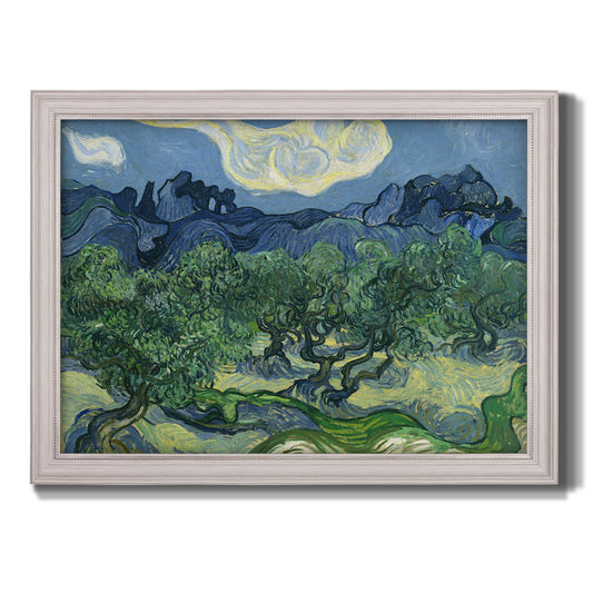 Olive Trees - Ornate Framed Canvas Print