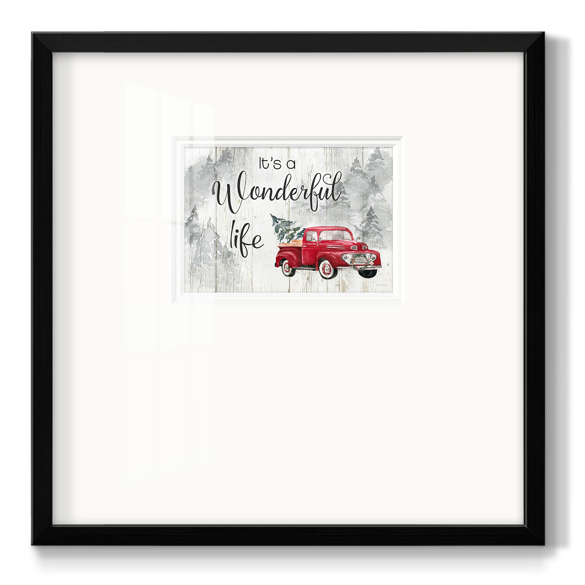 Indigo Kelp I - Double Matboard Framed Print