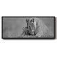 Lioness Love - Floater Framed Canvas Print