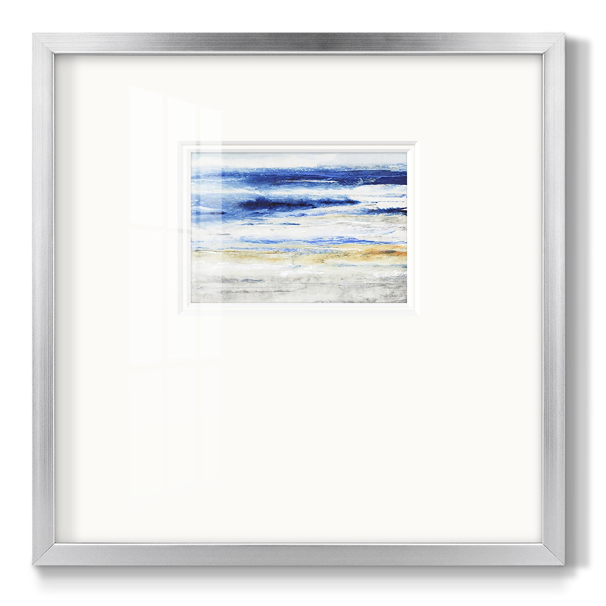 Choppy Seas I Premium Framed Print Double Matboard