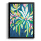 Blue Tropics IV - Modern Framed Canvas Print