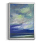 Island Dusk - Modern Framed Canvas Print