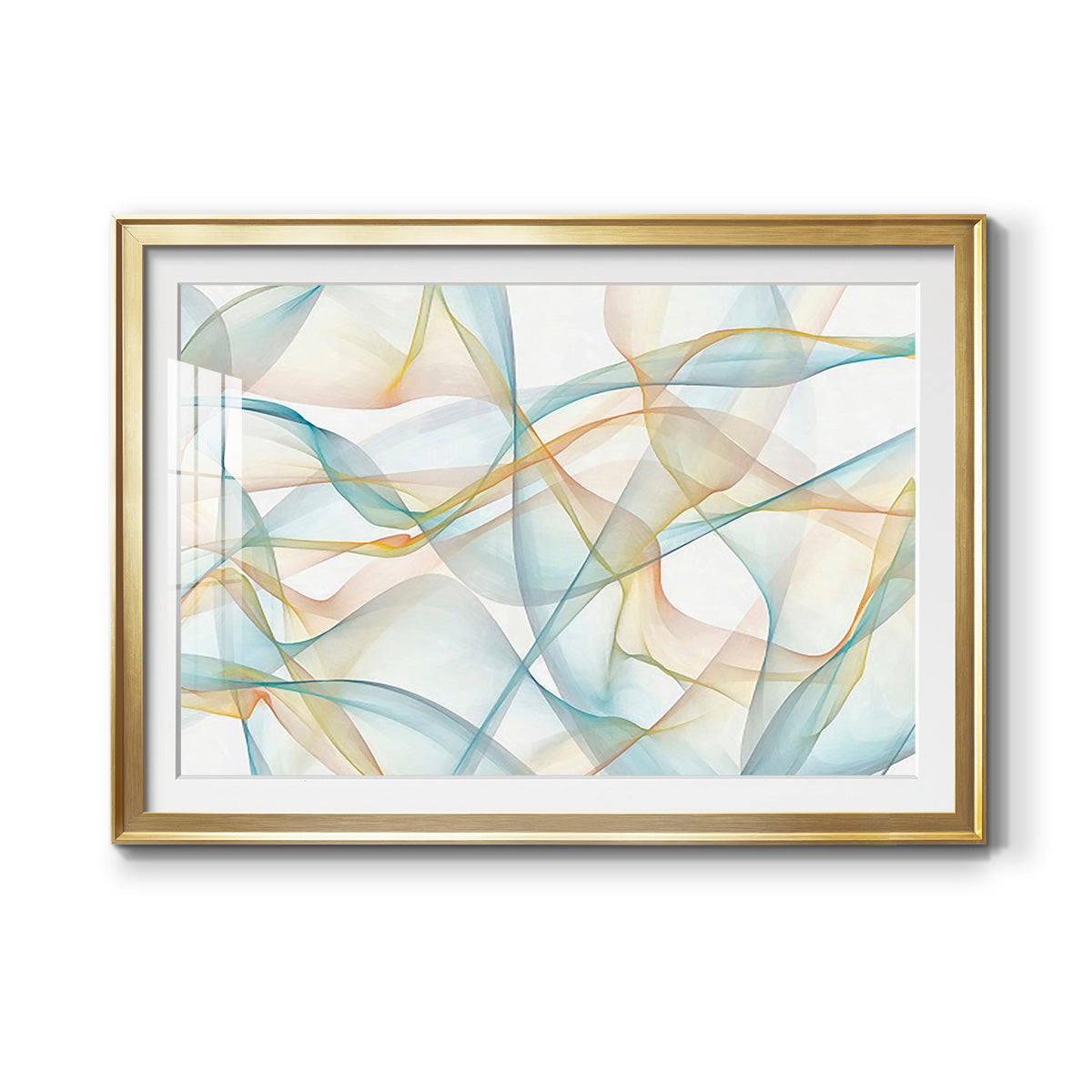 Curves and Waves VI Premium Framed Print - Ready to Hang