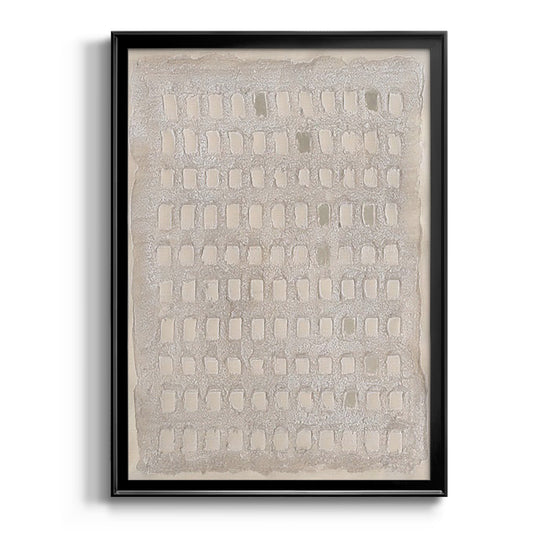 Pearl Punch Card II - Modern Framed Canvas Print