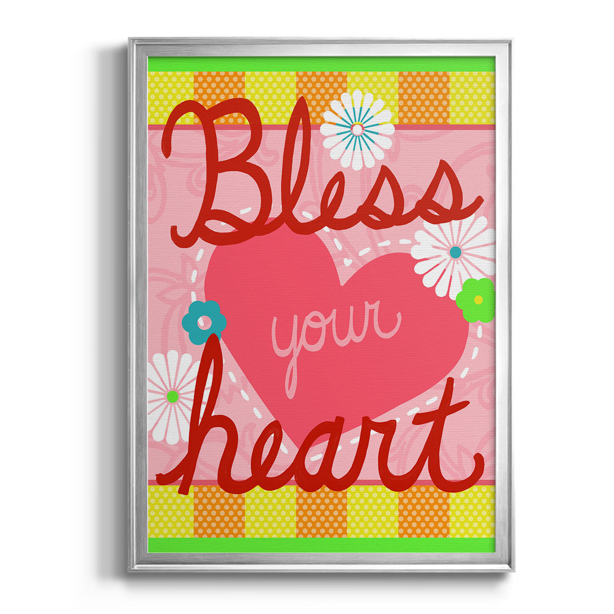 Southern Sayings I - Modern Framed Canvas Print