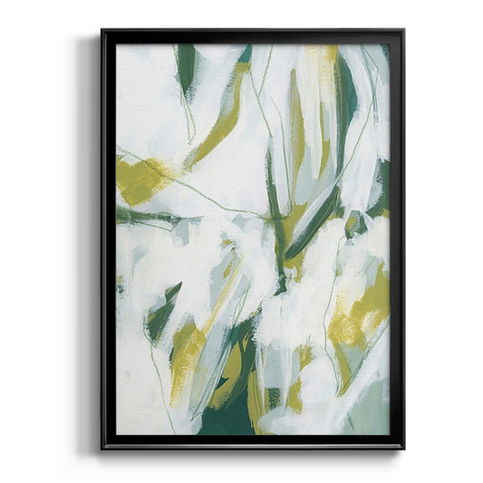 Emerald Ice I - Modern Framed Canvas Print