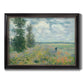 Poppy Field, Argenteuil - Ornate Framed Canvas Print