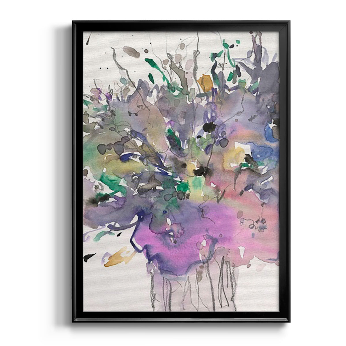 All that Glitters II - Modern Framed Canvas Print