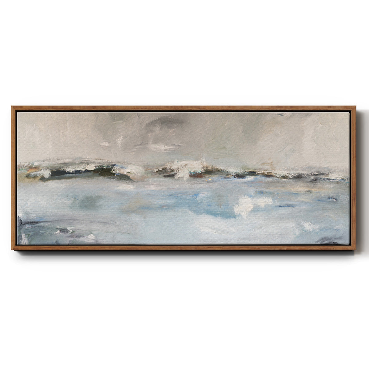 Surf Sans Turf - Floater Framed Canvas Print